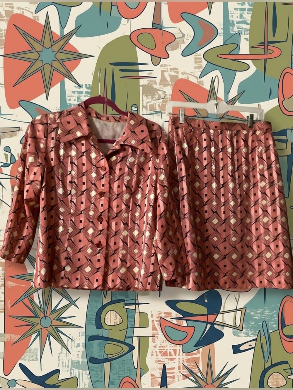 True Fabulous Vintage 50s Skirt Suit